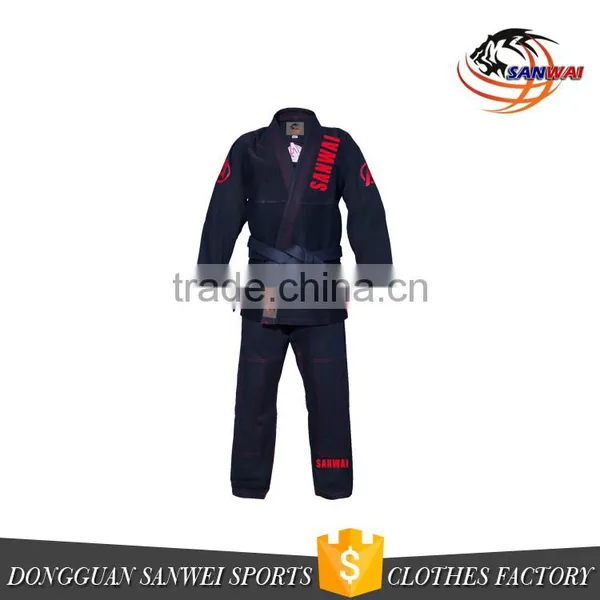 2017 New Style Wholesale Custom Jiu Jitsu gi With 100%cotton Fabric Bjj gi photo-3