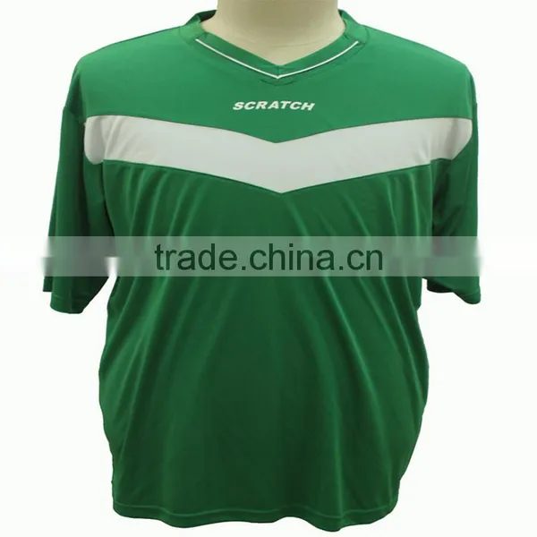 High Quality Mens Green Soccer Jerseys Set photo-2