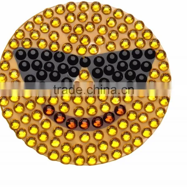 Acrylic/Rhinestone Glitter Printing Sticker Bling Self Adhesive Evil Eye Diamante Strass Sticker Design photo-4