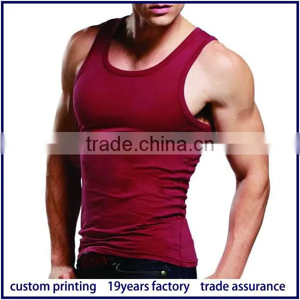 Custom Cotton/Spandex Gym Tank Top photo-3