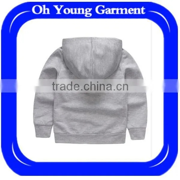 2016 Boys Oversized Fitted Sport Clothing Children Custom Print Plain Hoody photo-2