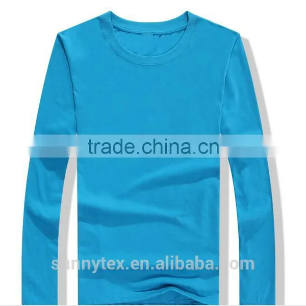 2017 Industrial Fashionable no Label Long Sleeve T-shirt for Man photo-3