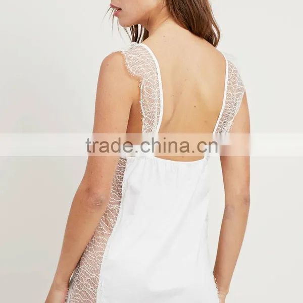 Feminine Girl Night Dress With Lace Trimming Www Sexy Com Clothing photo-4