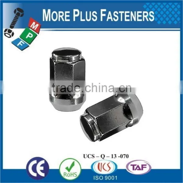 Made in Taiwan Black Bulge Blue Lug Chrome Bulge Acorn Nut photo-6