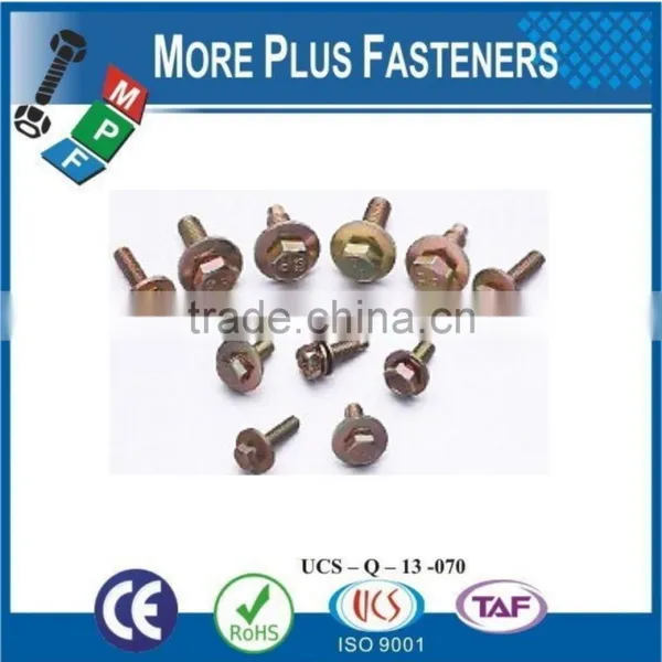 Made in Taiwan SEMS Screw Button Hex Countersunk Pan Socket Cap Head Six Lobe Phil Pozi Slot Combi Recess Machine Trilobular photo-6