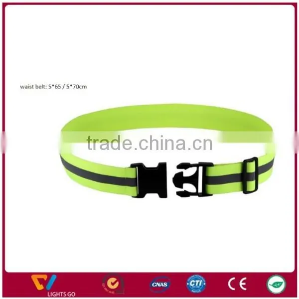 Adjustable Sports Reflective Safety Vest Running Belt Elastic Wrist Strap for Running photo-2