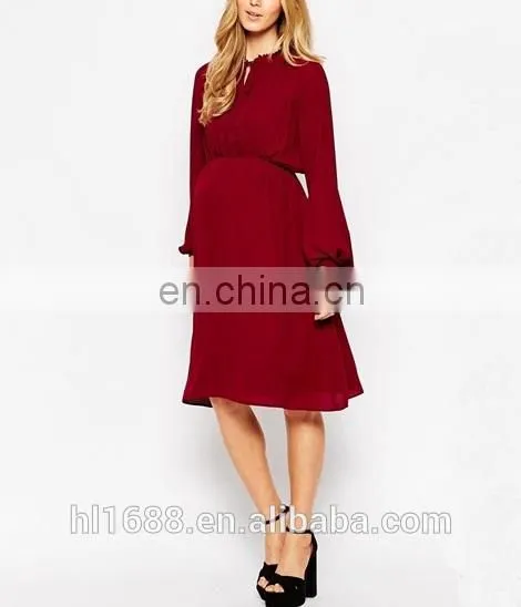 China Dongguan Supplier OEM ODM Maternity Wear Clothings Dress With Soft Tie Wholesale Maternity Clothes For Pregnant Women photo-3