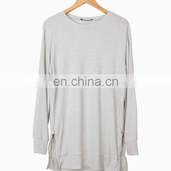 Manufacturer Men's Long Sleeve Zip Sweatshirts Pullover Jumper Tee Tops T-shirt photo-5