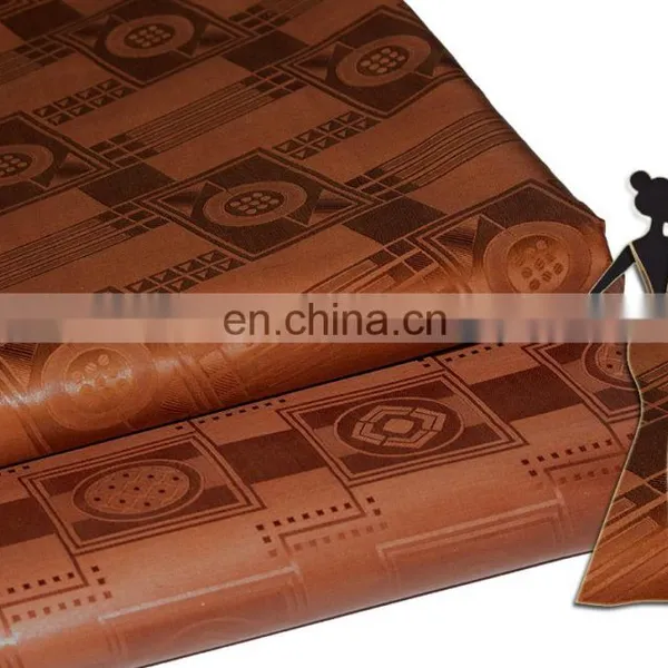 Wholesale Factory Low Price 100% Raw Cotton Superior Quality Bazin Riche African Sewing Fabric for Wedding Party photo-4