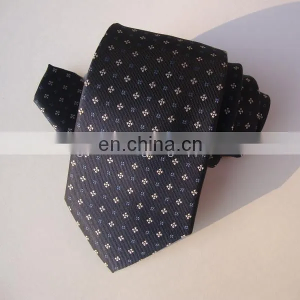 Jacquard Silk Ties With Small Flower Design