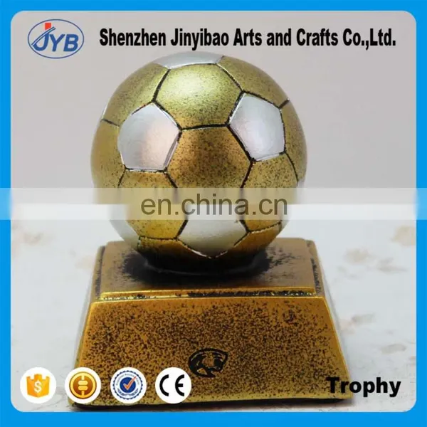 Golden Football Model Creative Trophy Ornaments Wholesale of Arts and Crafts
