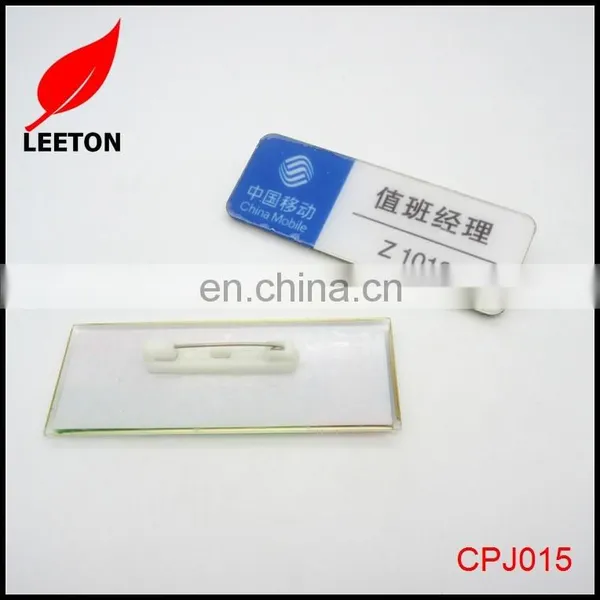 Custom Plastic Rectangle School Name Tag photo-3