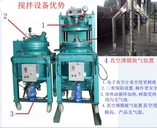 Thin Film-degassing Vacuum Mixing and Injection Device photo-2