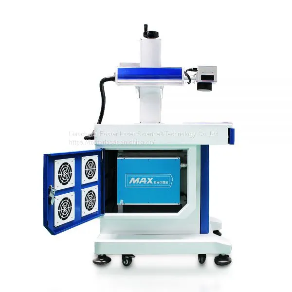 2017 New Type Open Cabinet Fiber Laser Marking Machine 20W for Nonmetal and Metal