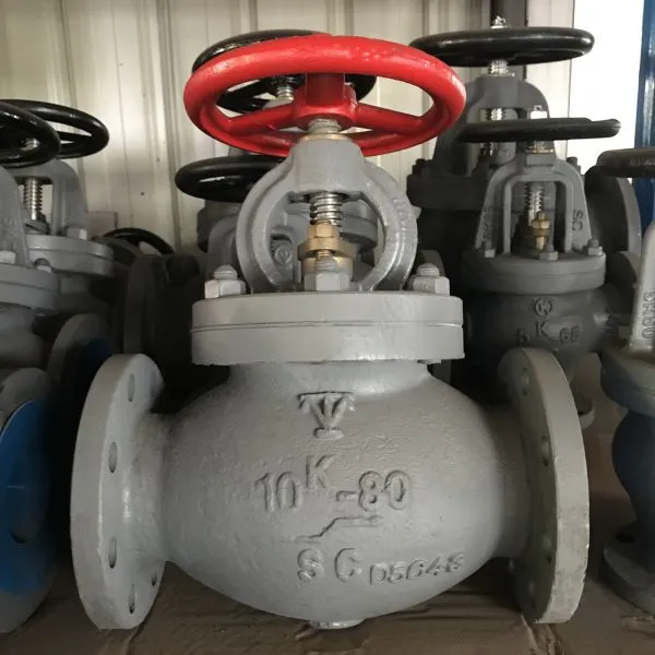JIS Marine Valve Cast Steel Globe Check Valve F7471 10K