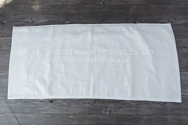 Wholesale Cheap 100% Cotton Dobby White Hotel Hand Towel photo-4