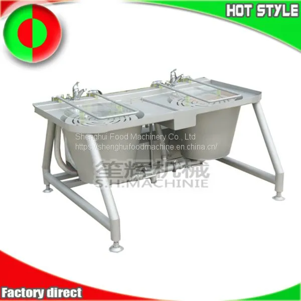 Multifunctional Double-cylinder Basket Vegetable Washing Machine Ozone Bubble Fruit Cleaning Machine photo-5