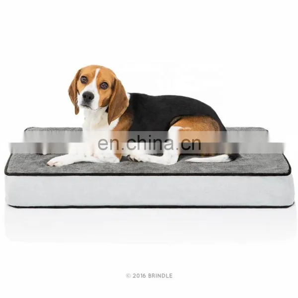 Luxury Dog Bed Waterproof Memory Foam Pet Bed Comfortable Mattress With Removable Cover photo-6