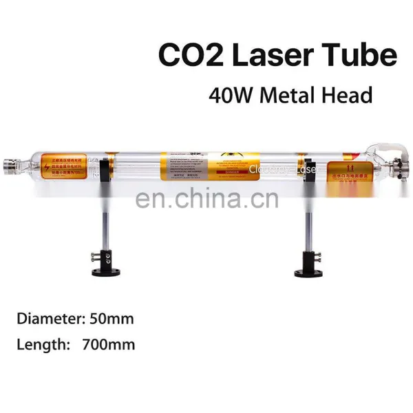 Co2 Glass Laser Tube 800MM 50W Glass Laser Lamp for CO2 Laser Engraving Cutting Machine photo-3