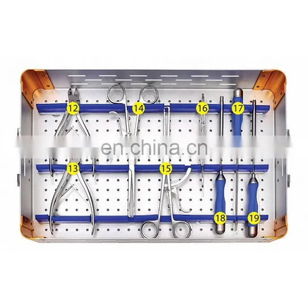 China Manufacture Spine Surgery Posterior Cervical Laminar Plate Instrument Set for Spinal Orthopedic Surgical Instruments photo-3