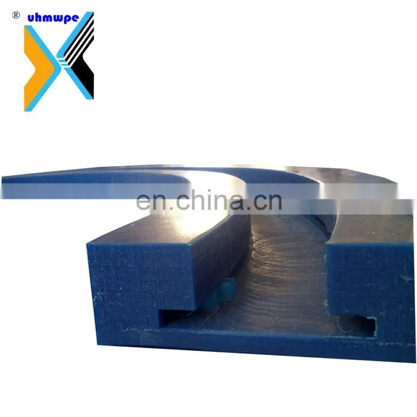 Conveyor Chain Guides Chain in a Curved Track Plastic Chain Guide Track Rails de Guidage Chine Uhmw pe Linear Guide Rail Self photo-2
