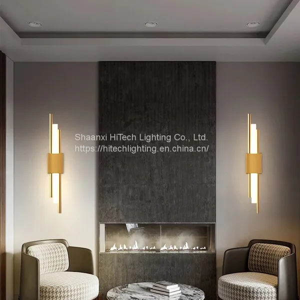 Modern Minimalist Copper Wall Lamp Living Room Bedroom Corridor Aisle Porch Creative Light Luxury Nordic TV Background Wandlamp photo-4