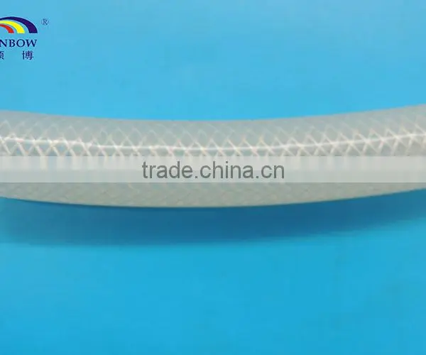 SUNBOW High Quality Polyester Braided Platinum Cured Clear Silicone Hose for Coffee Maker photo-2