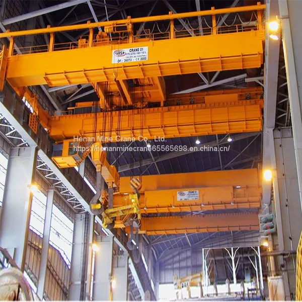 Foundry Crane QDY Model 5 Ton Double Girder Bridge Crane for Steel Factory photo-2