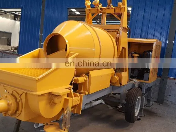 Best Quality Portable Diesel / Electric Concrete Mixer Mixing Machine With Pump Price photo-4