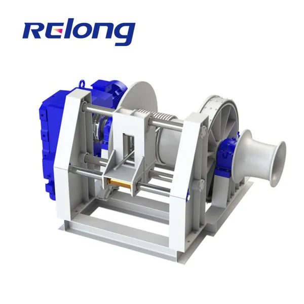 Electric Lifting Winch Marine Hydraulic Winches on Dredging Machine Electric Winch for Sale photo-5