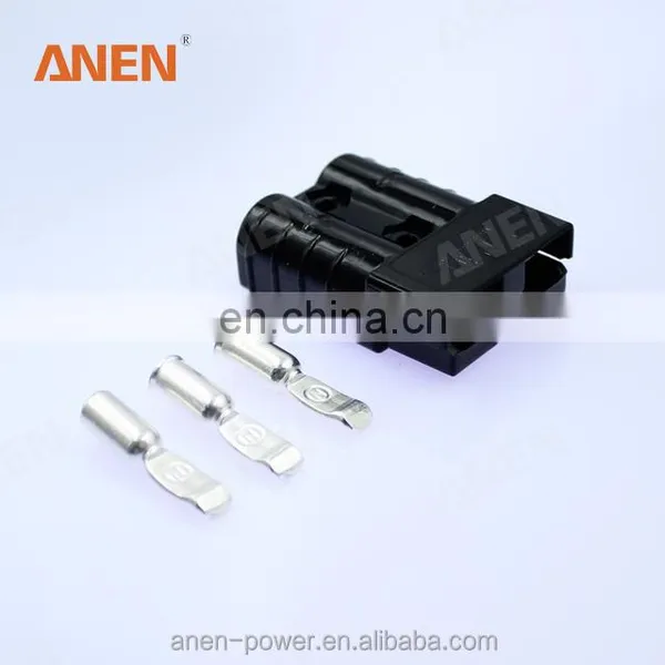 ANEN 50A 600V Connector Auxiliary Batteries Golf Car Power Connector With Terminals photo-2