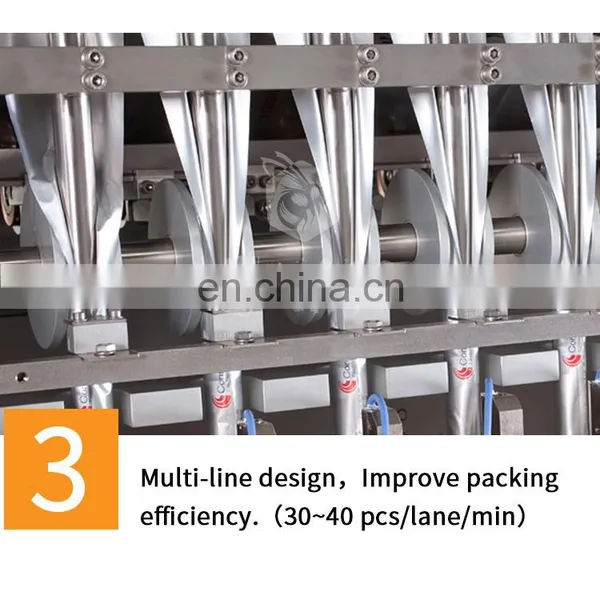 High Speed 4 Line 5ml 10ml Shampoo Sachet Packing Machine photo-4