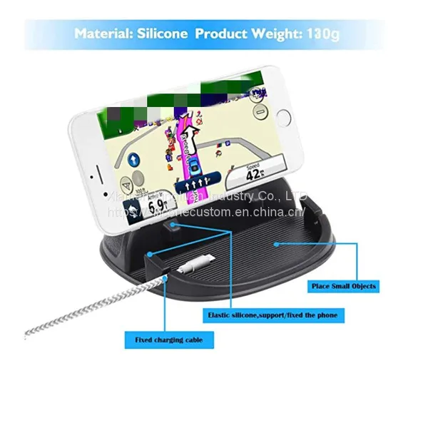 Car Anti-Slip Silicone Pad Phone Stand Manufacturer photo-2