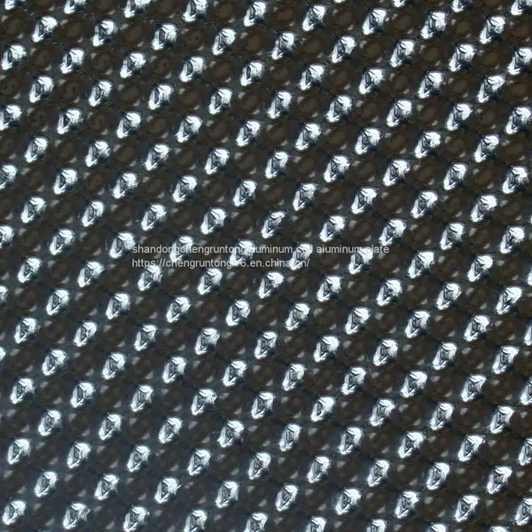 Orange Peel Pattern Plate Semi-round Ball Pattern Plate Five Rib Pattern Plate 1060.3003.5052.6061 Manufacturers Supply Thickness Specifications Complete Processing Custom Size Open Bisector Cut photo-2