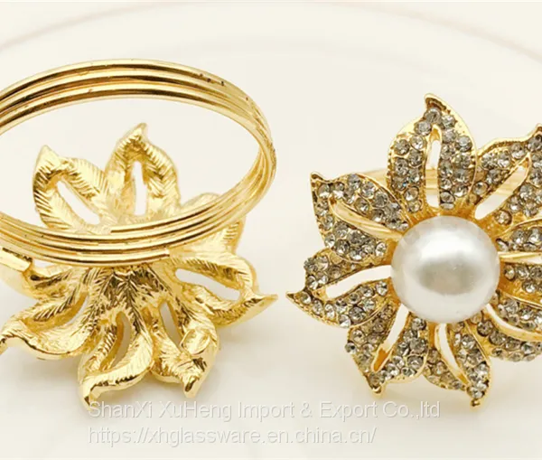 Wedding Napkin Rings Snowflake Metal Napkin Holder Silver Xmas Napkin Buckle for Holiday Party Dinner photo-4