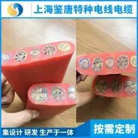 Высоковольтный силиконовый плоский кабель
