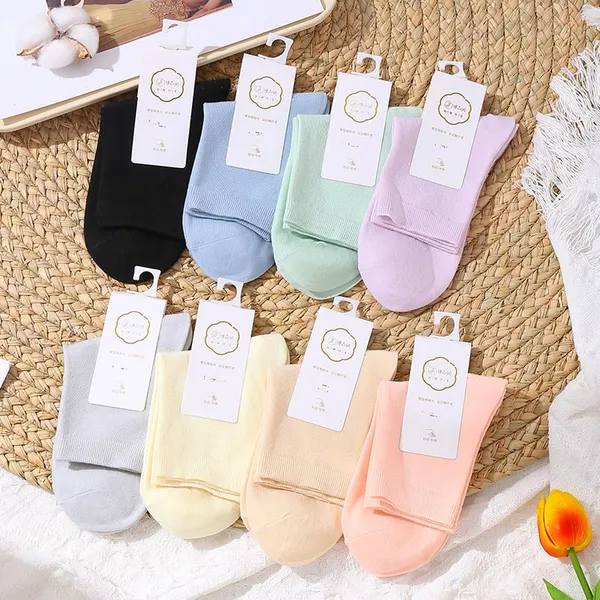 Wholesale of Customized Medium Length Socks for Men and Women, as Well as Ship Socks for Various Types of Socks photo-5