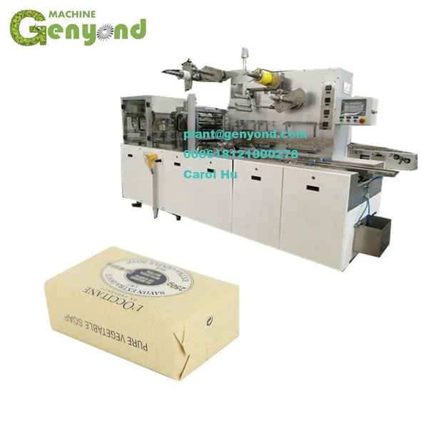 Double Paper Packing Wrapping Machine for Soap