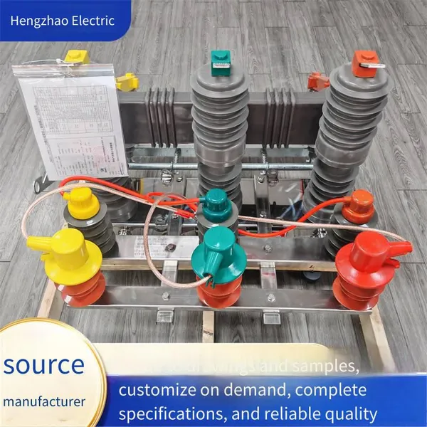 10kv Outdoor High Voltage Vacuum Circuit Breaker Zw32-12f/630a Electric Intelligent Watchdog Pole-mounted Switch photo-2