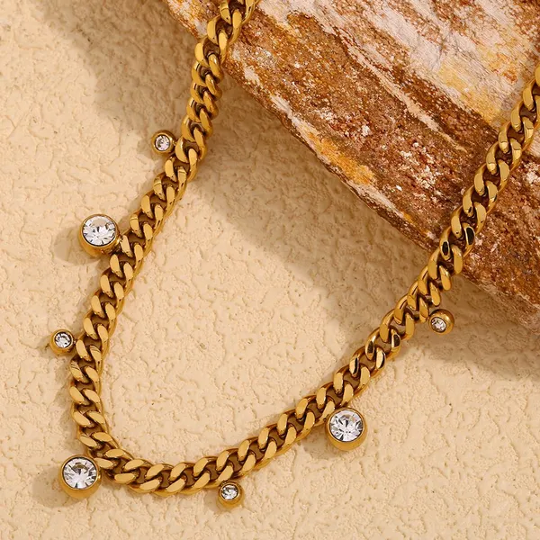 Custom Pendant Necklace 316L Stainless Steel - Anti-Tarnish, 18K PVD Plated, Low MOQ Wholesale photo-3