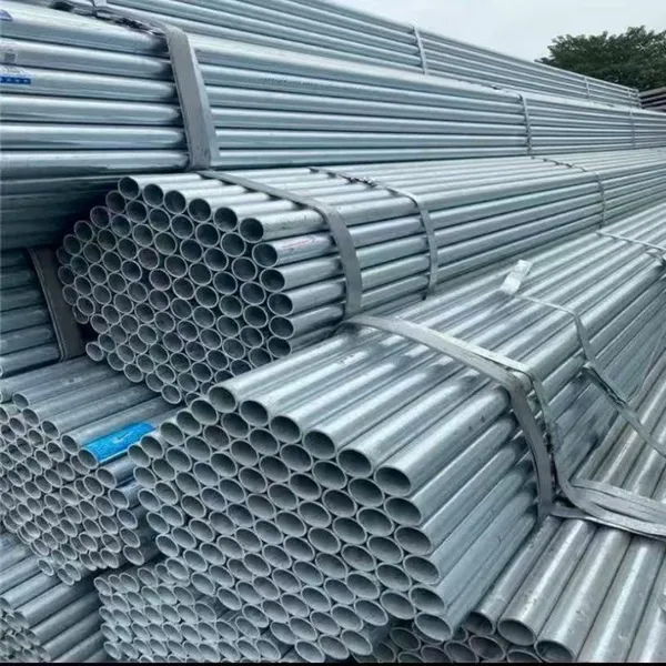 Export Grade Galvanized Steel Pipe Pre & Hot Dip Galvanized Tube Custom Length Plastic End Cap For Municipal Agricultural Construction Projects