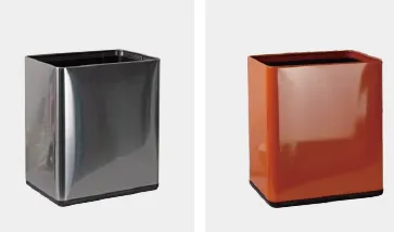 Garbage Bin Uncovered Stainless Steel/ Trash Can（Wechat:13510231336）