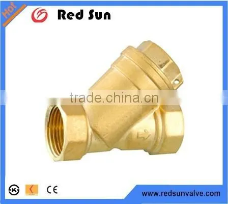 HR6040 Brass Y-pattern Strainer/check Valve