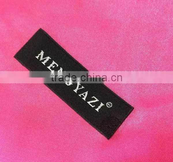 New Arrival High-ranking Boat Folded Woven Label for Clothes photo-5