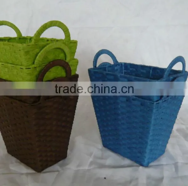 for Beverage Box, Iron Frame & Paper Rop Basket