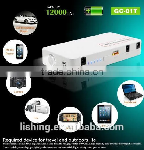 2015 AGA Factory Price High Capacity 16000mAh Portable Battery Chargerm, Car Jump Starter With Dual USB Ports photo-3