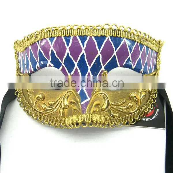 Shape Face Mask With Halloween Mask Half Face Female Costume Party Princess of Venice photo-5