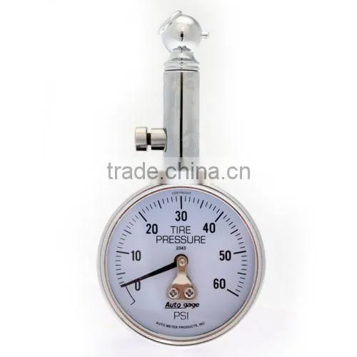 Auto Meter 0-60 PSI Mechanical Tire Pressure Gauge