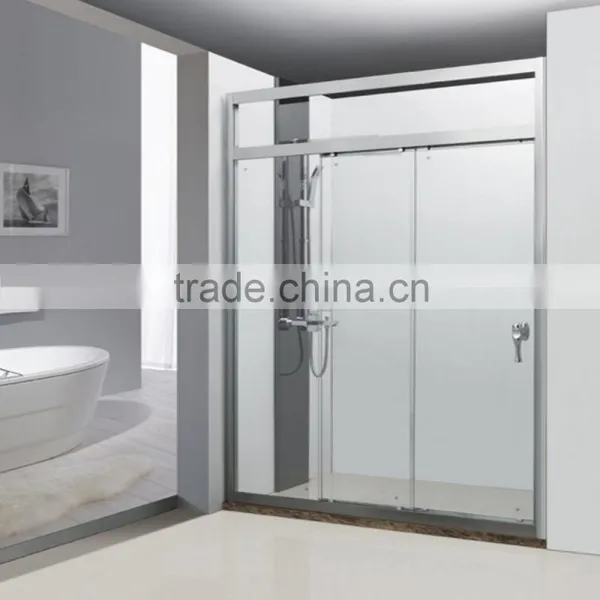 Customized Size Tempered Galss Sliding Shower Screen photo-4