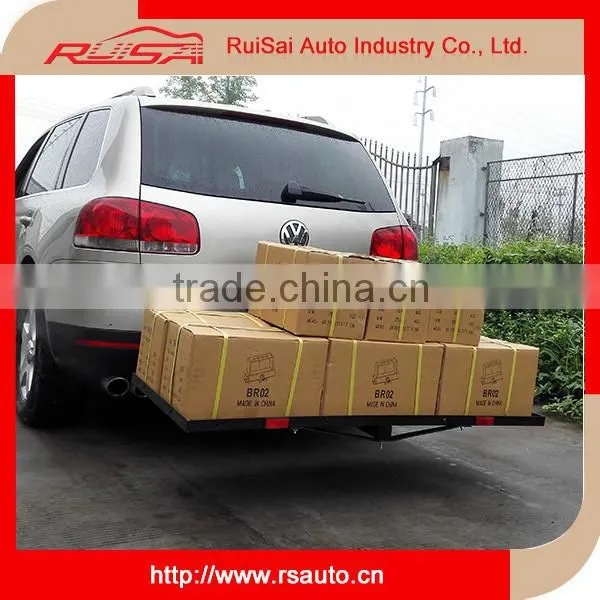 2" Hitch Mount Cargo Carrier Luggage Rack Basket Hauler Truck UTV Farm Utility 500# photo-4
